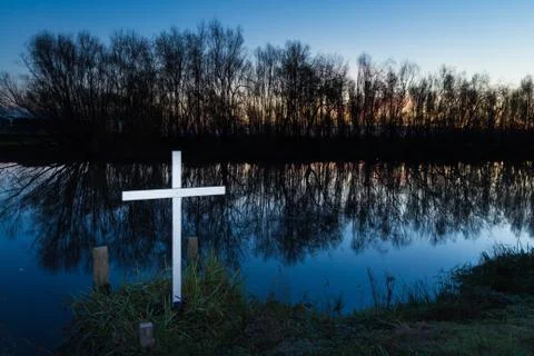 Coss of stillness Stock Photos