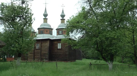 Cossack Church Stock Footage 38283215