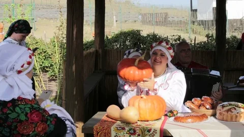 Cossack folklore group Stock Footage 80996863