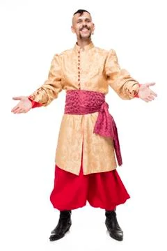 Cossack isolated 库存照片