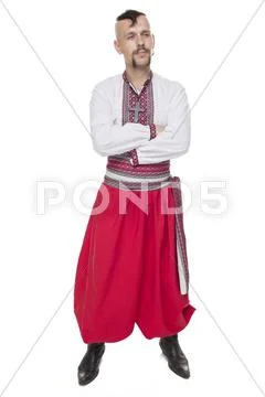 Cossack isolated Stock Photos