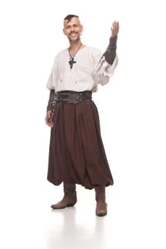 Cossack isolated 库存照片