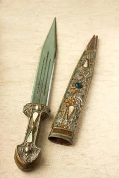 Cossack knife Foto stock
