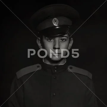 Cossack Soldier Boy Wearing Uniform