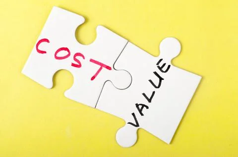 Cost and value Stock Photos