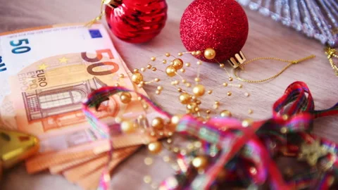 Cost of Christmas. Stock Footage 322594688