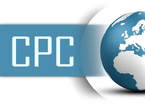 Cost per click Stock Illustration