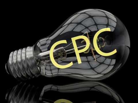 Cost per Click Illustrazione stock