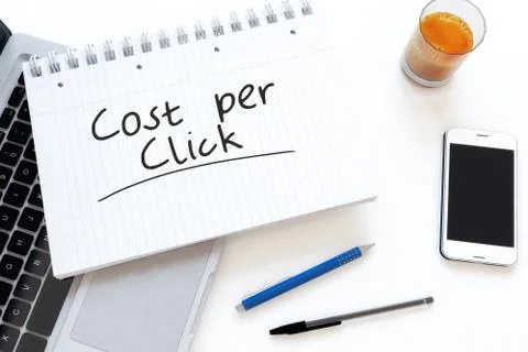 Cost per Click Stock Illustration