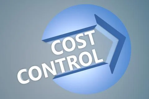 Cost Control Stock Illustration