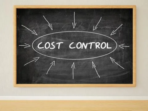Cost Control Stock Illustration
