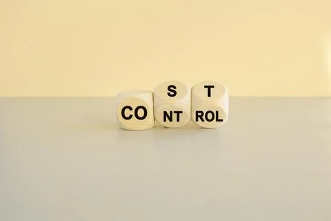 Cost control symbol. Stock Photos