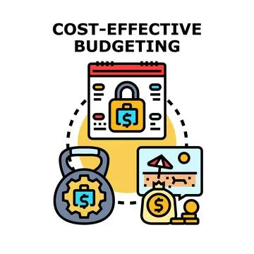 Cost effective budgeting vector concept preparing finances Stock Illustration