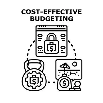 Cost effective budgeting vector concept preparing finances Stock Illustration