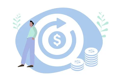 Cost-effective concept - producing good results without costing a lot of money Stock Illustration