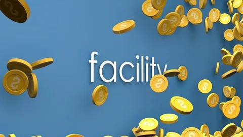 Cost of facility rising animation. Vidéo 106662571