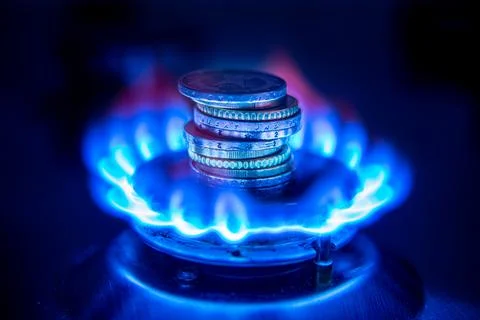 Cost of the gas Stock Photos