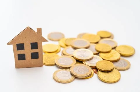 Cost of a house. Fotos Stock