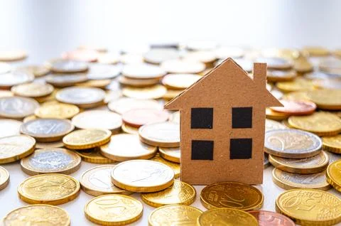 Cost of a house. Fotos Stock