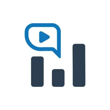 Cost per Impression Report Icon Stock Illustration