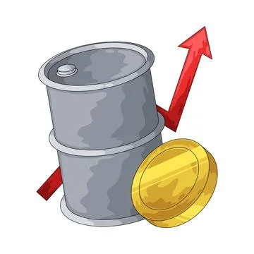 Cost increase illustration Stock Illustration