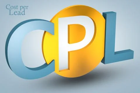 Cost per lead Stock Illustration