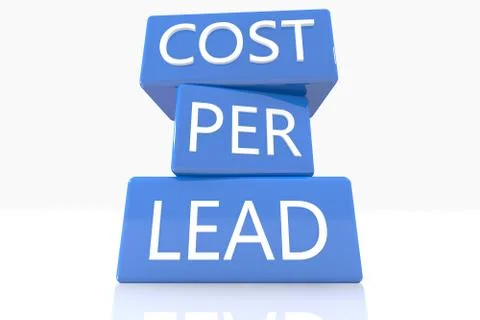 Cost per lead Stock Illustration
