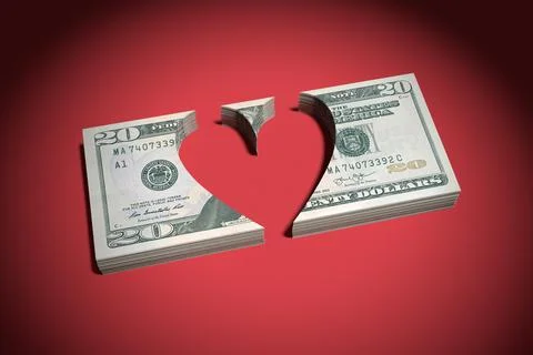 The Cost of Love Stock Illustration
