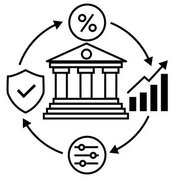 Cost Management icon. Cost control sign. Stock Illustration