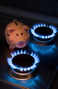 The cost of methane Stock Photos