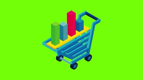 Cost optimization icon animation Video stock 152577315