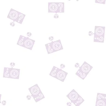 Cost price glyph seamless pattern イラスト素材