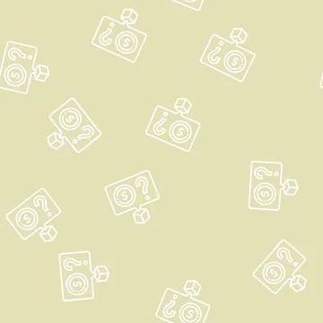 Cost price line seamless pattern イラスト素材