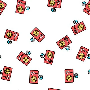 Cost price vector seamless pattern イラスト素材