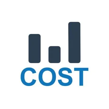 Cost Report Icon Stock Illustration