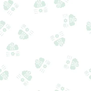 Cost researching company and processing glyph seamless pattern Stock Illustration