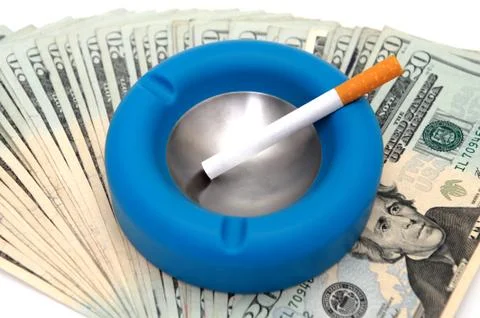 Cost of smoking Stock Photos