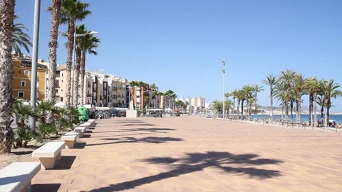 Costa Blanca Beach Stock Footage 135450152
