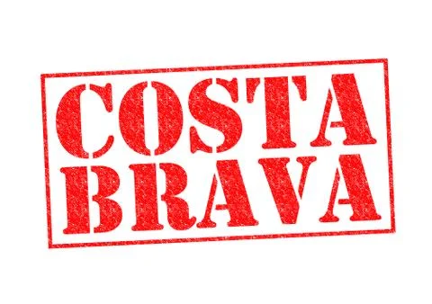 COSTA BRAVA Stock Illustration