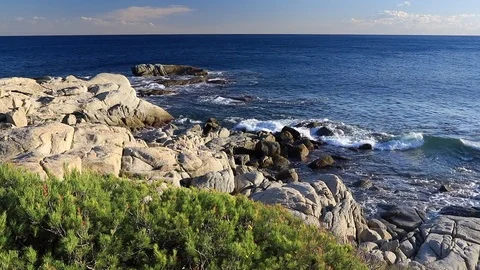 Costa Brava landscape Stock Footage 84197353