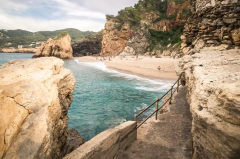 Costa brava Foto stock