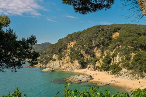 Costa Brava seaview Stock Photos