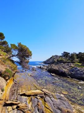 Costa brava, spain Stock Photos