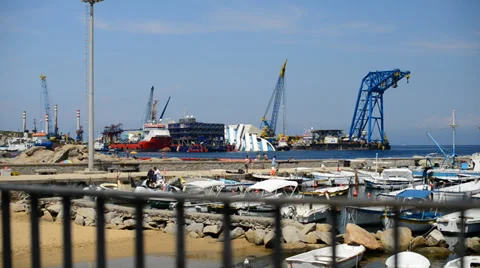 Costa Concordia 库存影片 33742307