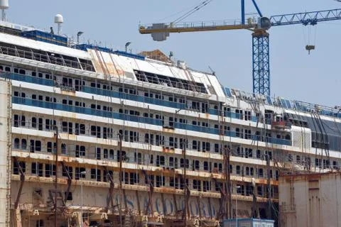 Costa Concordia Foto stock
