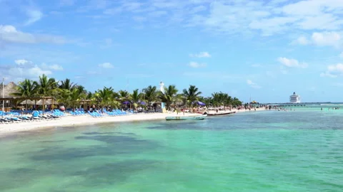 Costa Maya Beach Stock Footage 206538536