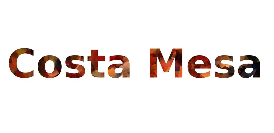 Costa Mesa Stock Illustration