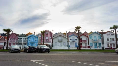 Costa Nova do Prado Stock Footage 152612823