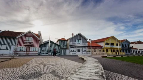 Costa Nova do Prado Stock Footage 152612837