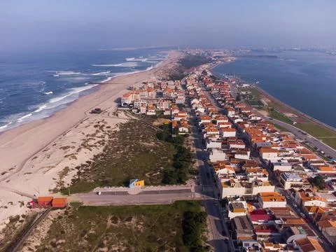 Costa Nova do Prado Stock Photos